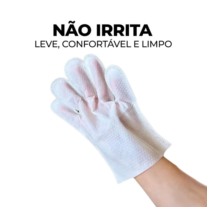 Luvas De Limpeza Descartáveis Para Higienização De Pets Banho a Seco