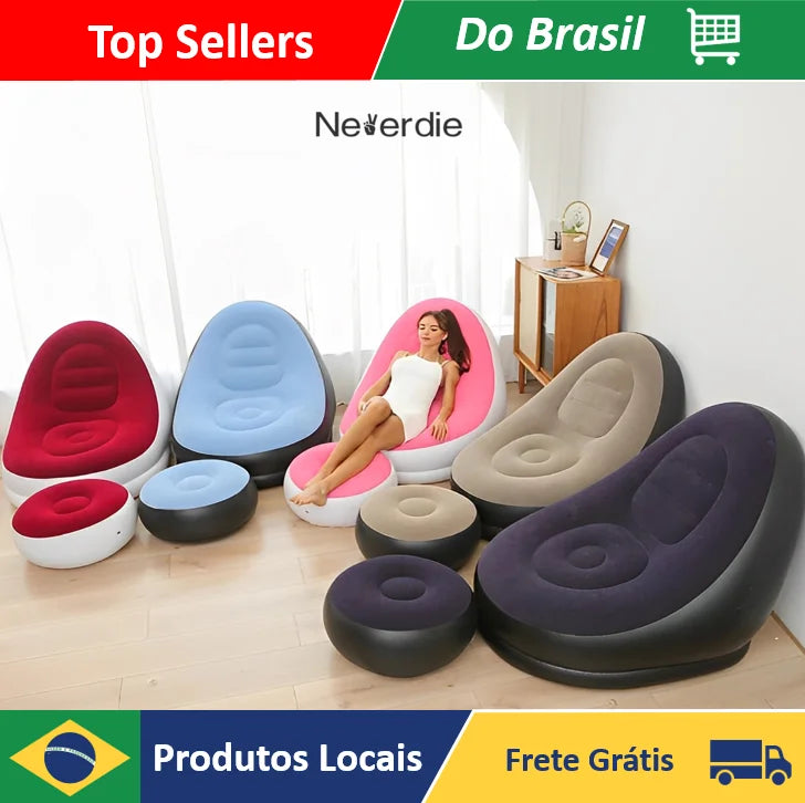 Sofa Armchair Portable Inflatable Ultra Lounge Rest-Neverdie Store